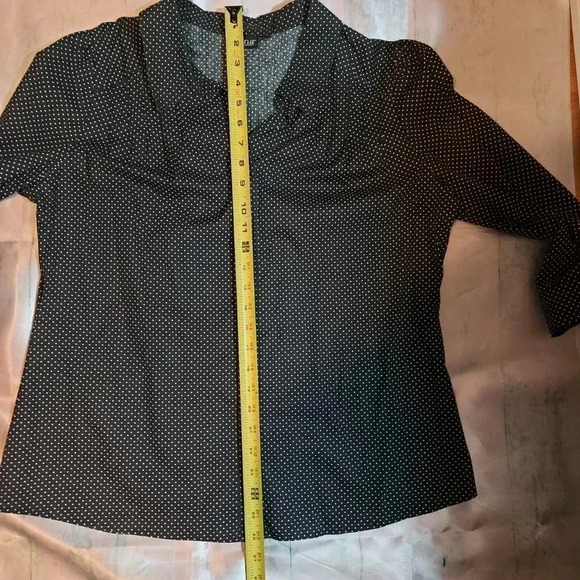 A.N.A  | Small Polka Dot Black and White Blouse - Picture 10 of 13